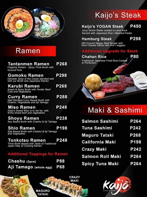 Kaijo Steaks and Ramen, Las Pinas .